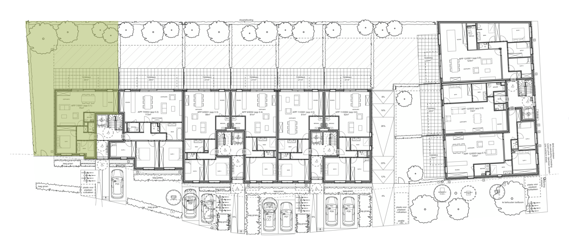 Plan gelijkvloers