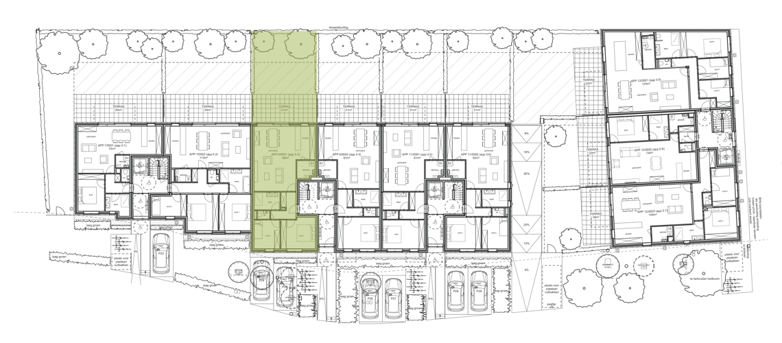 Plan gelijkvloers