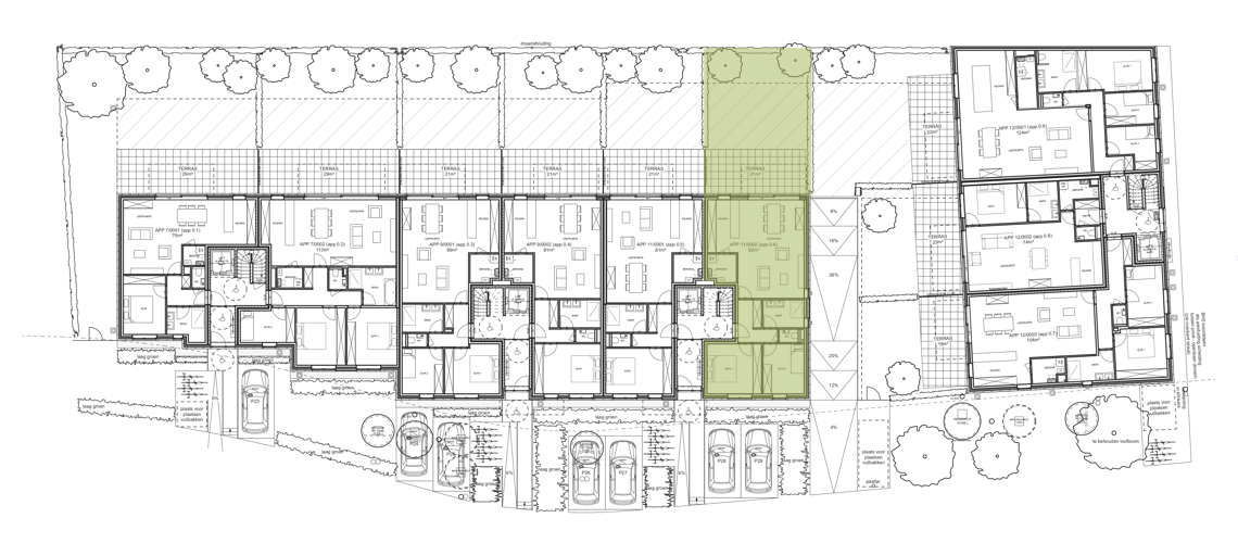 Plan gelijkvloers