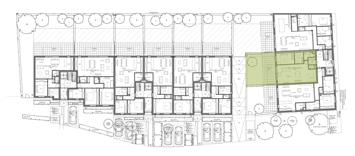 Plan gelijkvloers