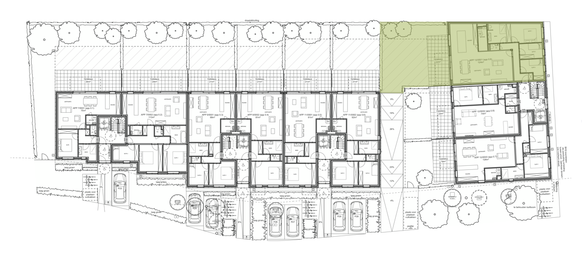 Plan gelijkvloers