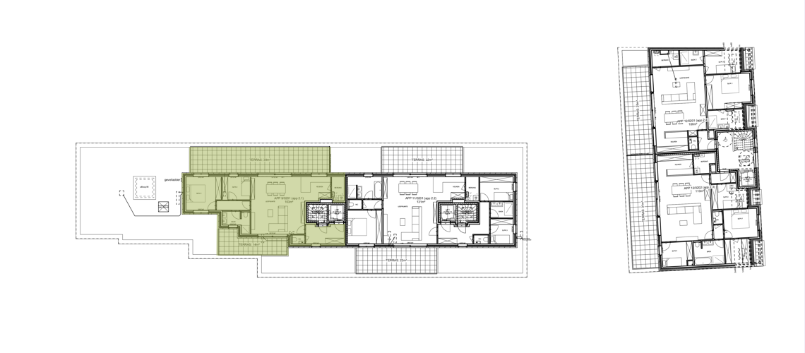 Plan tweede verdieping