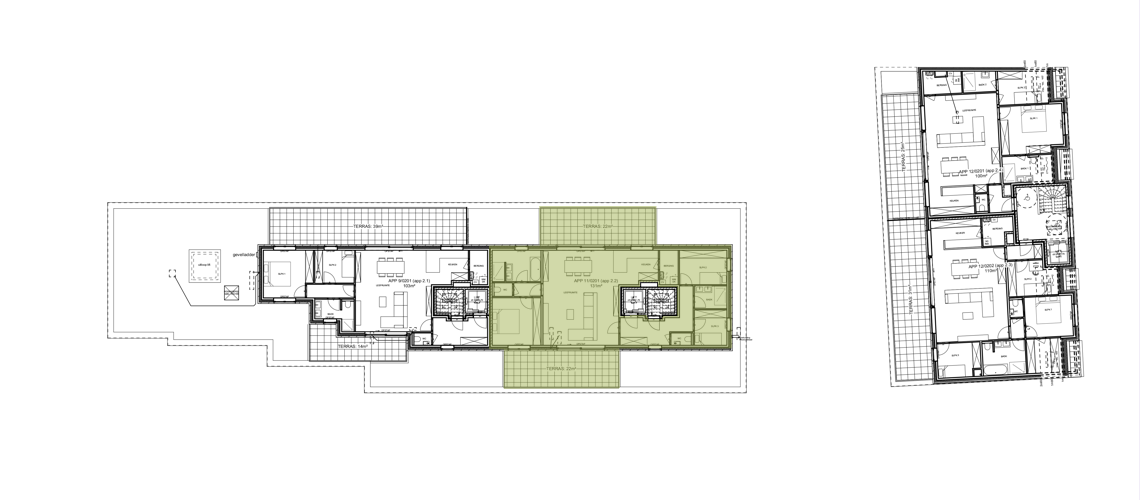 Plan tweede verdieping