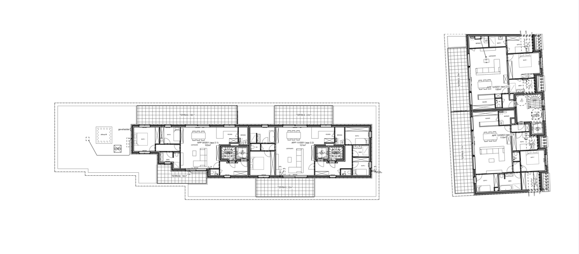 Plan tweede verdieping